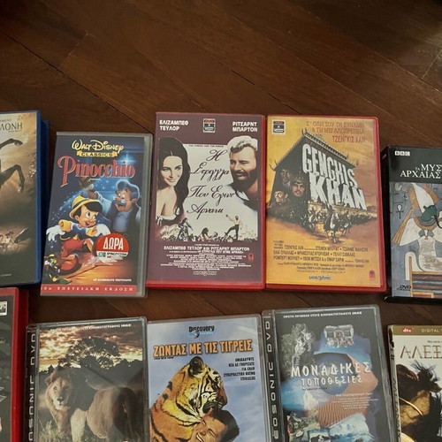 VHS tapes like new condition