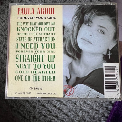 Paula Abdul Forever Your Girl CD used, excellent condition