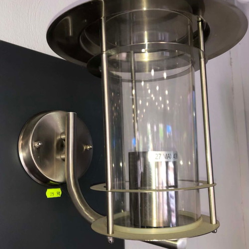Aluminum Lantern Wall Light new
