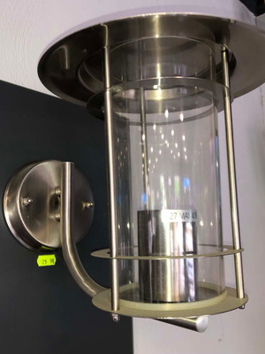 Aluminum Lantern Wall Light new