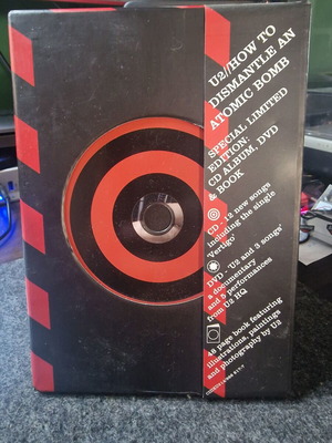 U2 How To Dismantle An Atomic Bomb CD & DVD Bookcase set like new