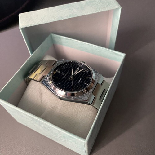 Poedagar Mens Watch PRX Style with Dark Blue Dial, New