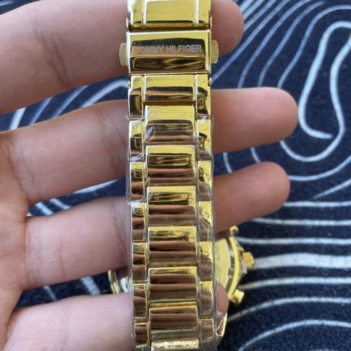 Tommy Hilfiger men's watch gold color new