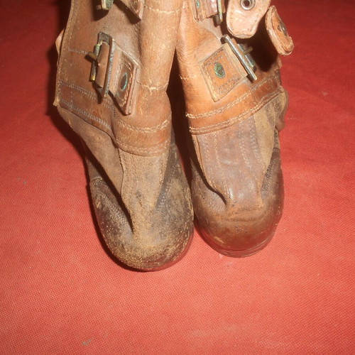 Greek Army Soldier Campaign Boots 1950-1970 used