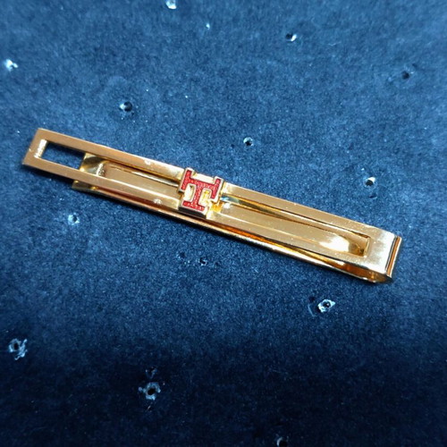 Tie clip gold plated new with royal arch and masonic enamel detail