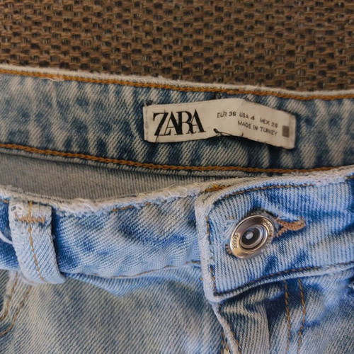 Zara denim pants used, size 36, women and kids