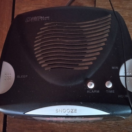 Alarm clock radio used