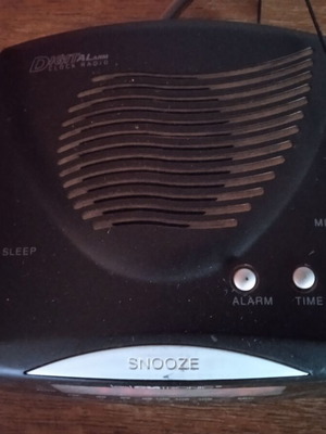 Alarm clock radio used