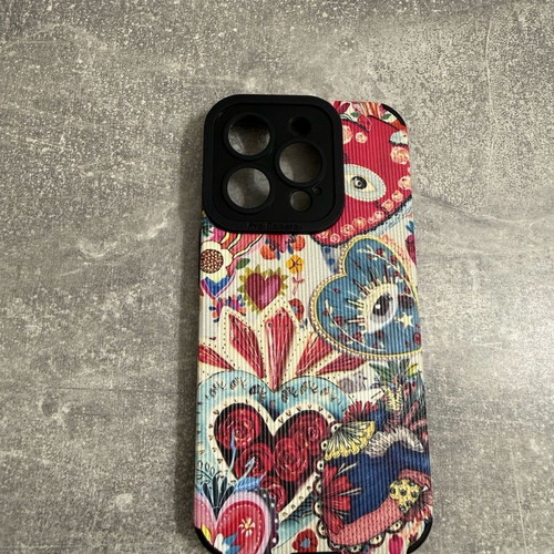 iPhone 15 Pro case with Totem Eye pattern like new