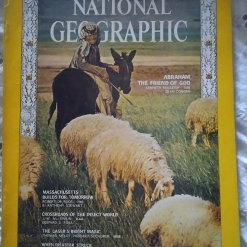National Geographic 1966 vintage magazine collection, 9 issues