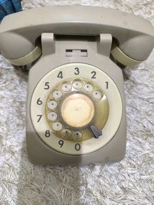 Vintage telephone used, Greek made 1972
