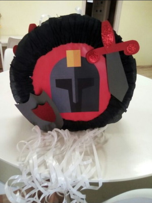 Knight piñata made to order for kids parties