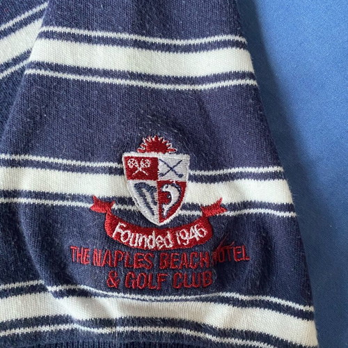 Polo Ralph Lauren striped navy blue and white shirt, like new, size S