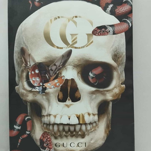 Skull painting with snakes used 59x39