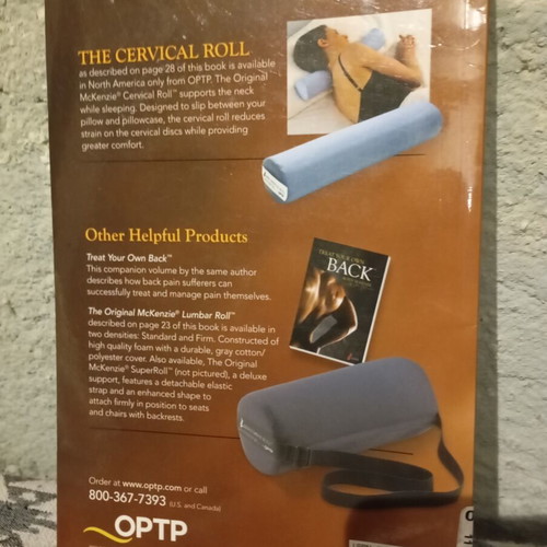 McKenzie Treat Your Own Back and Treat Your Own Neck books like new, English