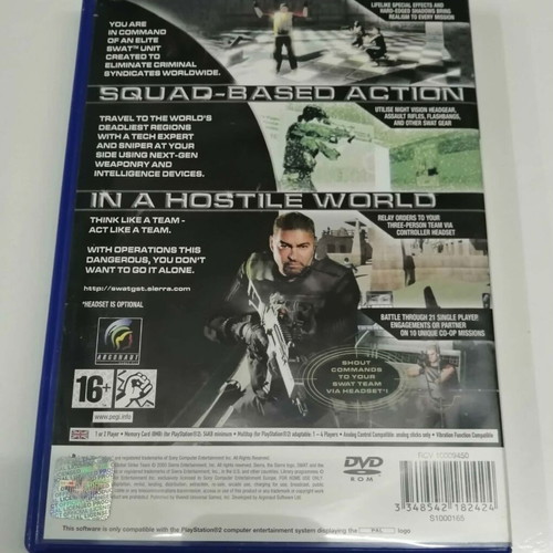 Swat Global Strike Team PS2 game used, English
