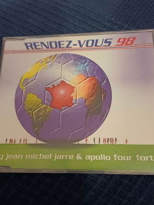Jean Michel Jarre & Apollo 440 Rendez-Vous 98 CD single σαν καινούργιο, ηλεκτρονική