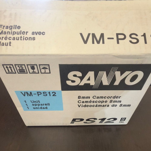 Sanyo PS12 video camera new in box
