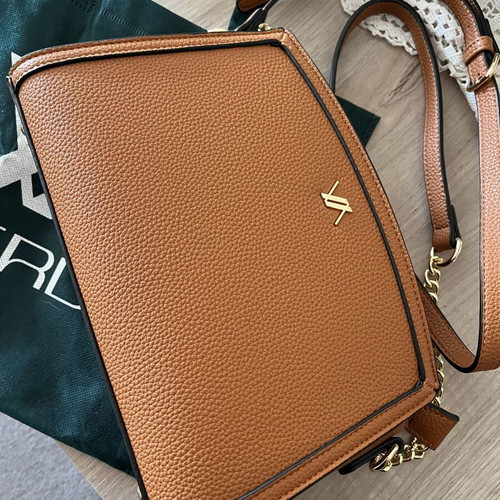 Verde crossbody bag new, brown