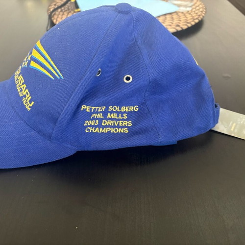 Καπέλο Subaru WRC 2003 Petter Solberg Champion καινούργιο