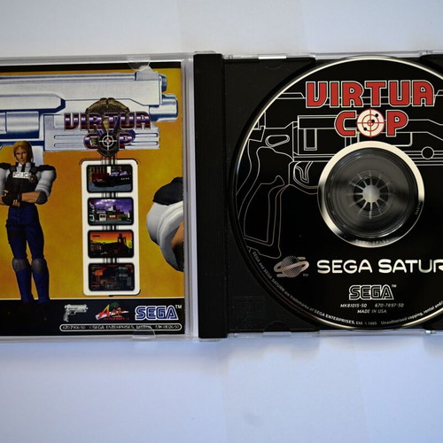 Virtua Cop Sega Saturn game like new, complete set