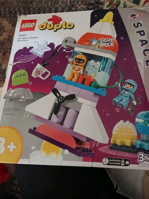 Lego Duplo 10422 3@1 Space Shuttle used, missing some pieces