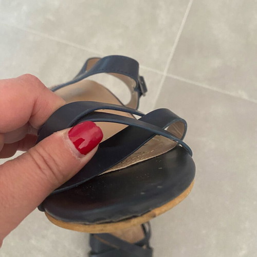 Sandals like new, size 39, blue