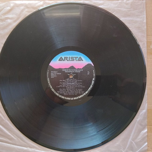 Thompson Twins Here's To Future Days LP used, electronic