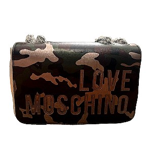 Love Moschino αυθεντική καινούρια τσάντα στρατιωτική