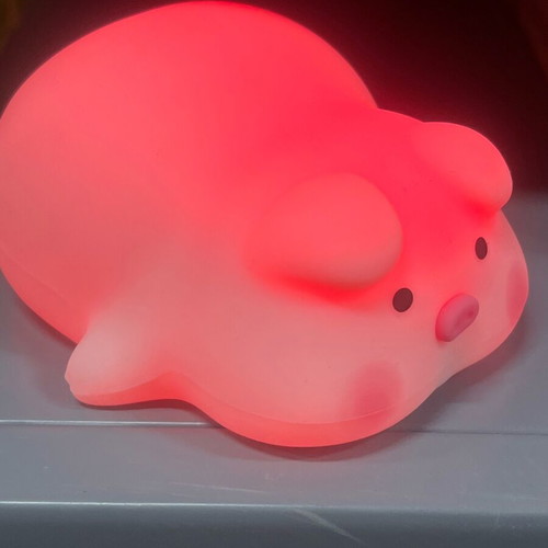 Pig-shaped silicone decorative lamp new