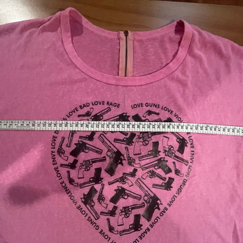 Women's pink blouse like new with zipper and side slits