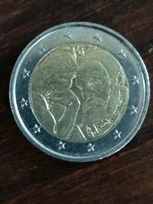 Commemorative 2 Euro Coin France 2017 used