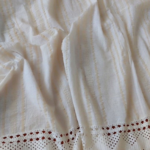 Handwoven wool sheet like new 180x155 cm