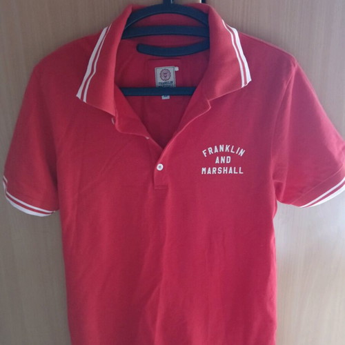 Franklin & Marshall Polo red new, XS unisex