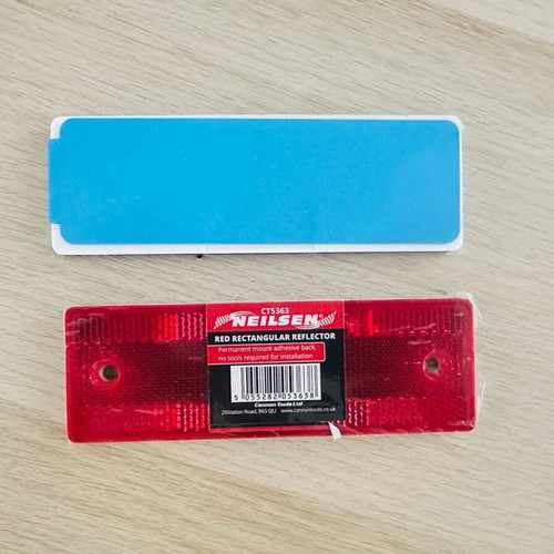 Reflectors with stickers for trailer luggage rack new unused