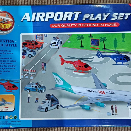 Vintage 90s Airport Play Set new