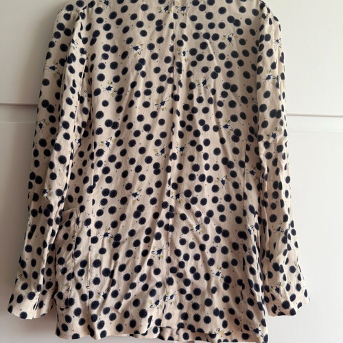 Anna Glover x H&M Polka Dot & Bee Print Summer Blazer Size S like new