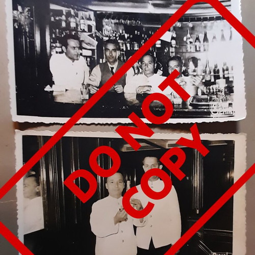 Σετ 6 vintage φωτογραφίες S/S Cyrenia, σύνδεση με Νίκο Καββαδία