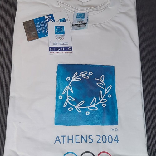Olympic Games 2004 authentic t-shirt new XXL