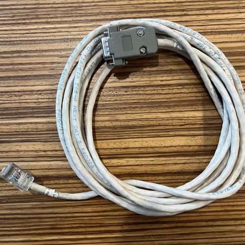 Ethernet Console cable used with RS232 Male serial adapter 3m
