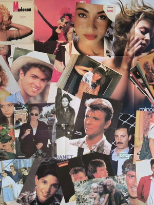 Αφίσες Μπλεκ, Αγόρι, Κατερίνα, Μανίνα μεταχειρισμένες, πακέτο 55