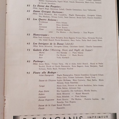 Cinema Rivoli Grand Recital De Danse magazine used