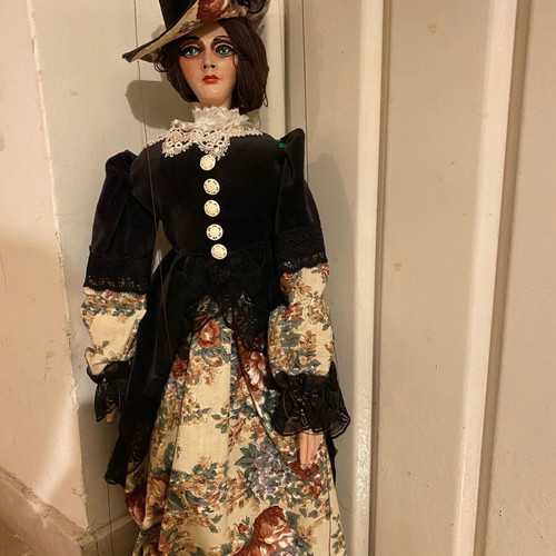 Authentic Czech Marionette new, height 60-70 cm