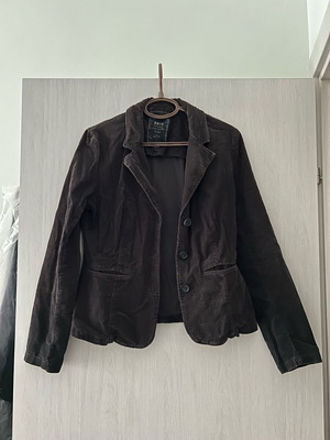 Zero corduroy jacket black, size S-M, like new