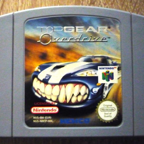 Top Gear Overdrive Nintendo 64 game used, racing