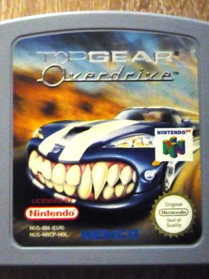 Top Gear Overdrive Nintendo 64 game used, racing