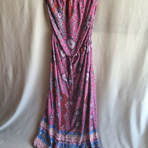 Twenty 29 Strapless Maxi Dress Mandala Summer Rayon S like new