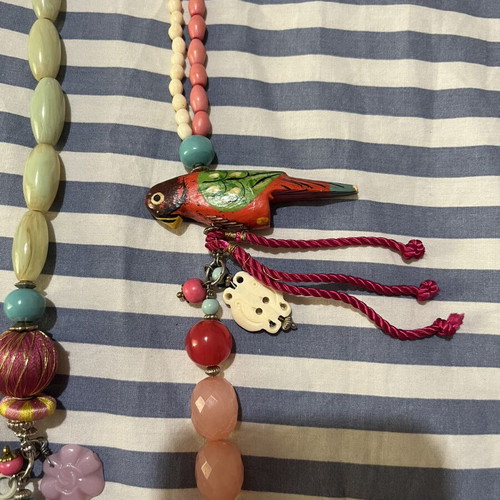 Necklace accessories with various elements like new, multicolor
