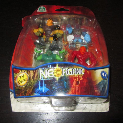 Gormiti The Lords of Nature TV Series Neorganic 4 action figures with 4 cards new