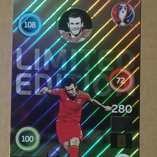 Panini EURO 2016 Adrenalyn XXL Limited Edition Card Bale Wales like new
